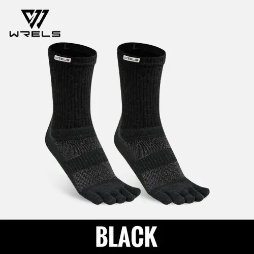 Image de Chaussettes à Doigts Sport Coton avec Soutien Voûte Plantaire