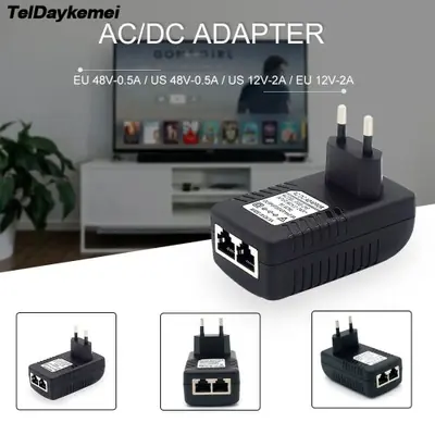 Image de Injecteur PoE Multi-Voltages pour Caméras IP et Réseaux