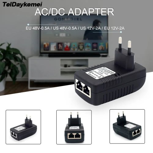 Bild von POE-Injektor 12V-48V – Kompatibel mit CCTV & IP-Kameras