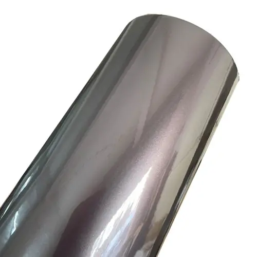Image de Film Vinyle Gris Charbon Ultra Brillant pour Voiture