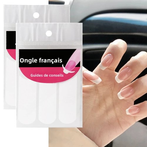 Afbeelding van Franse Manicure Stickers - DIY Nageldecoratie Set