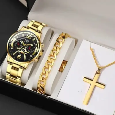 Image de Ensemble Montre Homme 5 Pièces - Élégant & Pratique