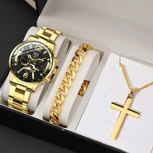 Image de Ensemble Montre Homme 5 Pièces - Élégant & Pratique