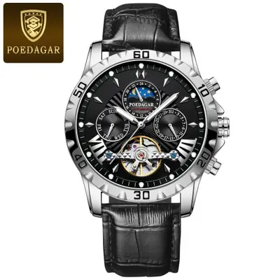 Image de Montre Homme Luxe Automatique Tourbillon Étanche