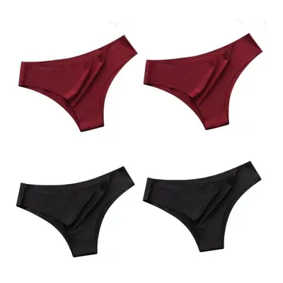 Image de Ensemble Culottes Sexy 4 Pièces - Soie Glacée & Sans Couture
