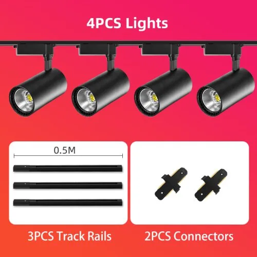 4PCS Black Sets