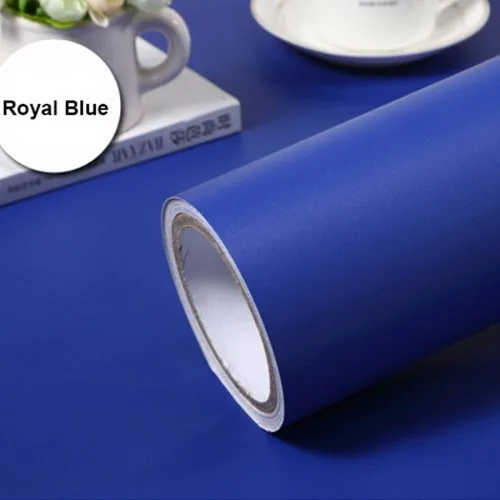 Matt marineblau blau