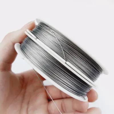 Image de Fil Acier Inoxydable 0.3mm - Idéal pour Bijoux DIY