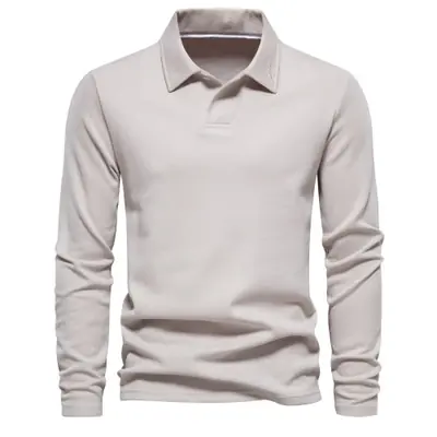 Image de Polo Homme Brodé Luxe - Col Rabattu Décontracté