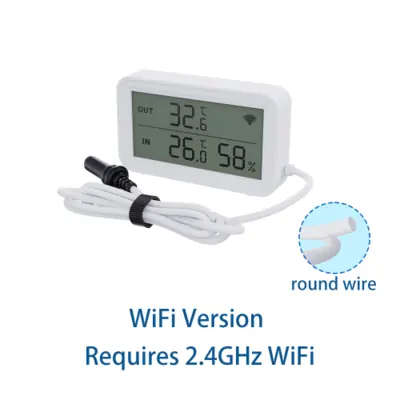 Image de Capteur Température & Hygromètre Zigbee WiFi LCD - Smart Home