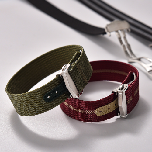 Afbeelding van Stijlvolle Canvas Nylon Horlogeband voor Omega x Swatch Moonwatch en Seiko – Waterdicht, Vouwgesp, 18/20/22mm voor Mannen en Vrouwen