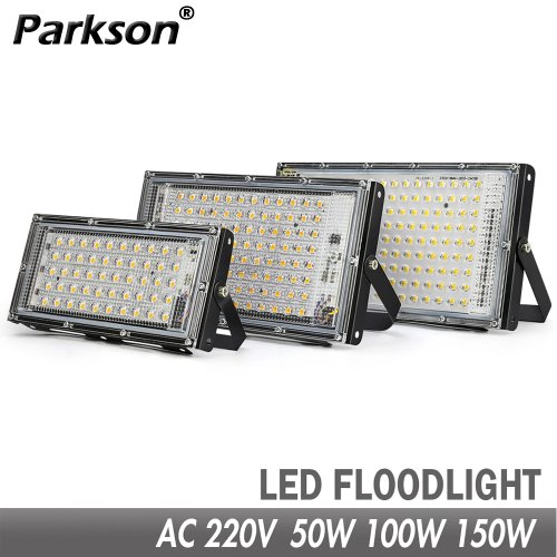 Afbeelding van 50W 100W 150W Led-schijnwerper IP65 Waterdicht AC 220V Outdoor Schijnwerper Spotlight LED Reflector Straatlantaarn Muur Schijnwerpers