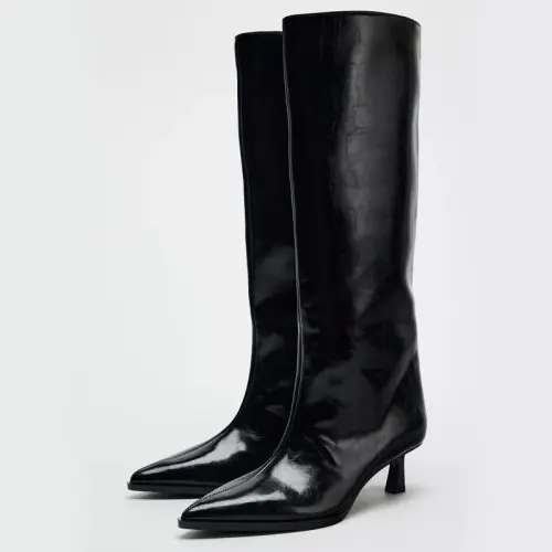 Image de Bottes Longues à Talon Haut - Style Chevalier Femme