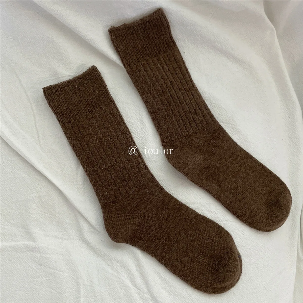 Afbeelding van Wol Kasjmier Thermische Lange Sok voor Vrouwen Homewear Slapen Dikker Warme Crew Sokken Vrouwen Sokken Herfst Winter Calcetines Mujer