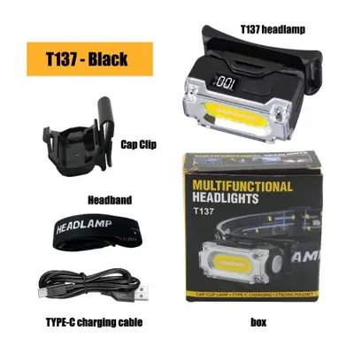 Image de Lampe Frontale Ultra Lumineuse avec Affichage Numérique