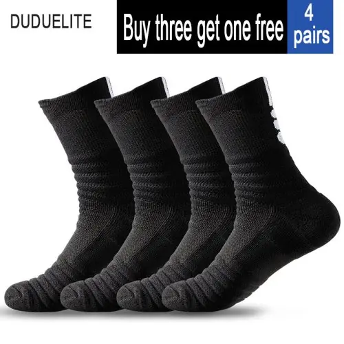 Image de Chaussettes de Basketball Pro Antidérapantes