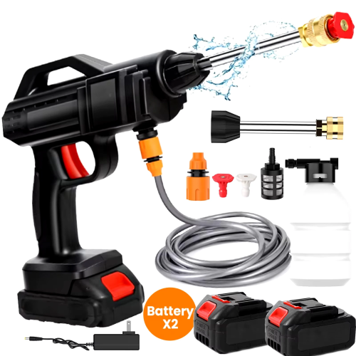 Bild von 50bar kabellose Hochdruck reiniger Waschmaschine Sprüh wasser pistole Auto waschdruck Wasser reinigungs maschine für Makita 21V Batterie