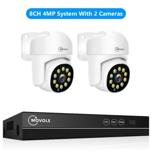 8CH 4MP With 2 Cam