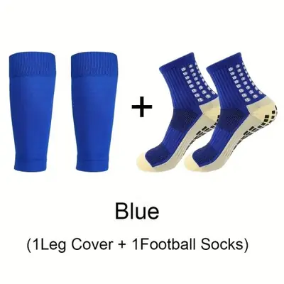 Image de Chaussettes de Sport avec Protection Tibiale - 2 Paires