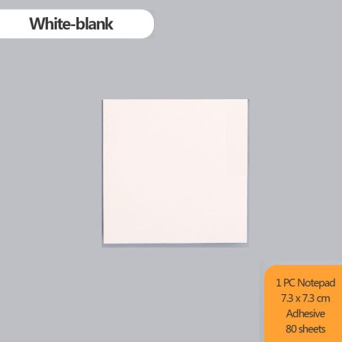Afbeelding van Kawaii Sticky Notes - Khaki & Wit Notitieblokjes
