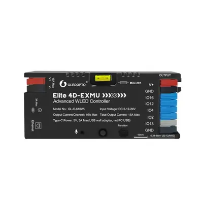 Image de Contrôleur RGB Intelligent 4 Canaux - WiFi & Ethernet