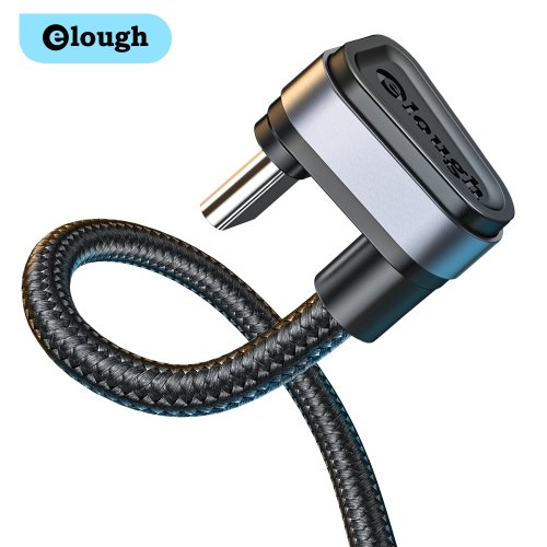 Afbeelding van Elough USB Type C-kabel voor Samsung Xiaomi mi Redmi USB C-kabel 2.4A Snelle telefoonoplaaddatakabel Type C 180 graden USB C-kabel