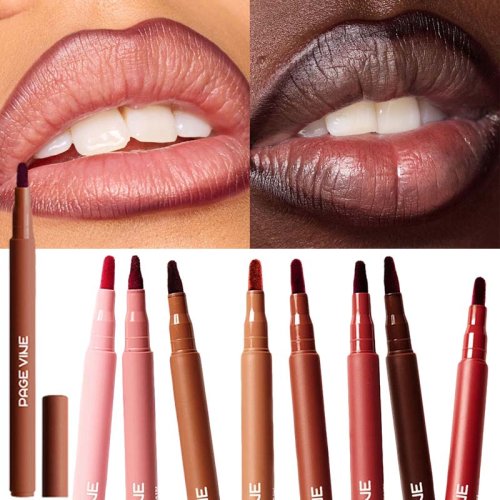 Immagine di Matita Labbra Velluto Marrone - Rossetto Opaco Impermeabile