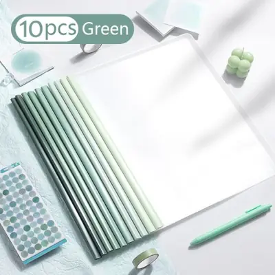 Image de Dossiers de Rangement Transparent A4 - Lot de 10