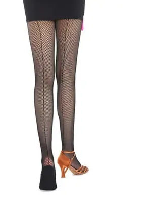 Collants de Danse Latine Professionnels - Résille & Antidérapant