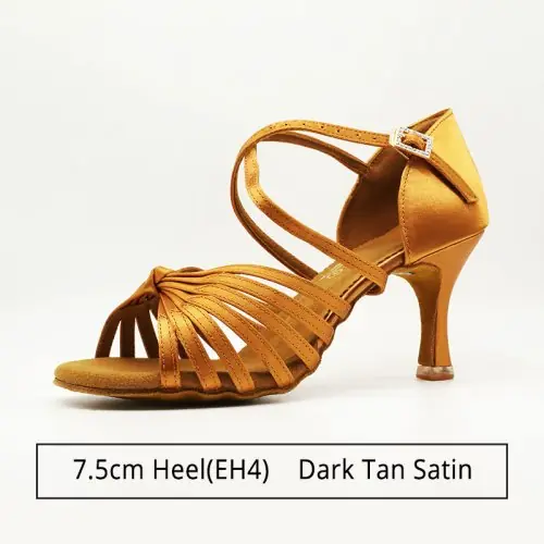 Image de Chaussures de Danse Latine Femme - Argent Doré