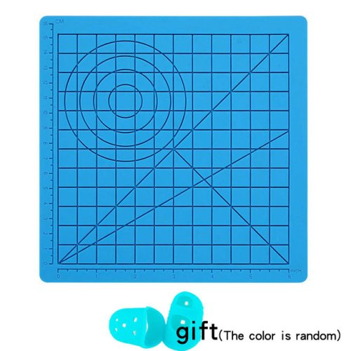 Afbeelding van 3D-printpen Siliconen Mat Diy Creatieve Tekening Sjabloonpad Met Hittebestendige Vingerhoes Kunstgereedschap Kerstcadeau Voor Kinderen
