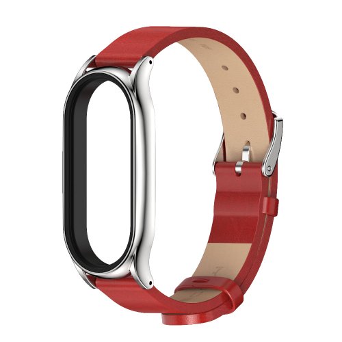 Cuir rouge argenté 2