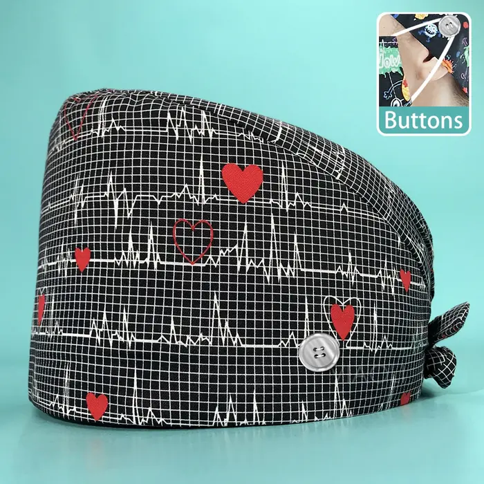 Image de Casquette Dentaire Imprimée - Style & Protection en Salle Opératoire