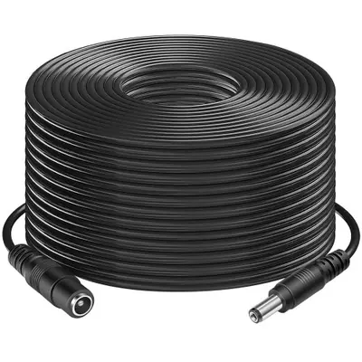 Image de Câble d'extension CCTV 20m - Alimentation DC 12V + Vidéo