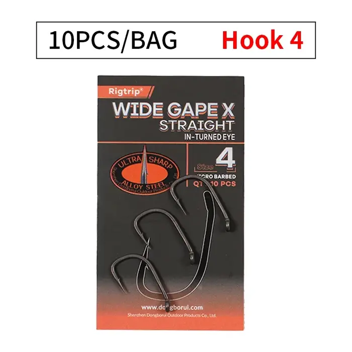 Image de Hameçons Carpe Ultra Tranchants - 10 pcs