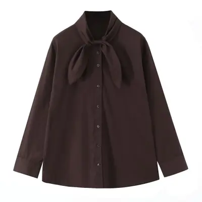 Image de Chemise Femme Élégante Automne 2025 - Style Chic & Confortable