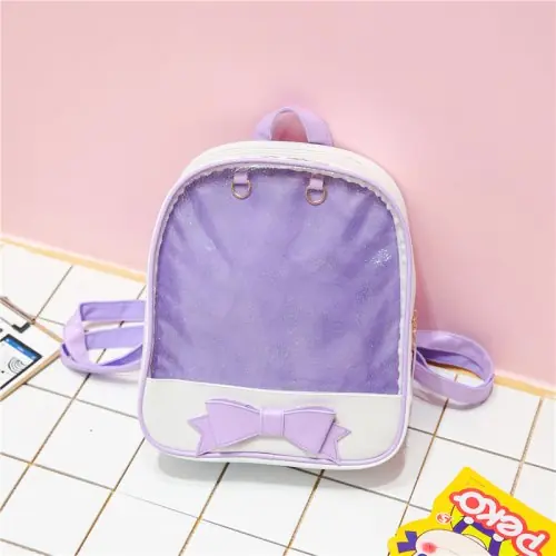 Image de Sac à Dos Kawaii Transparent Harajuku