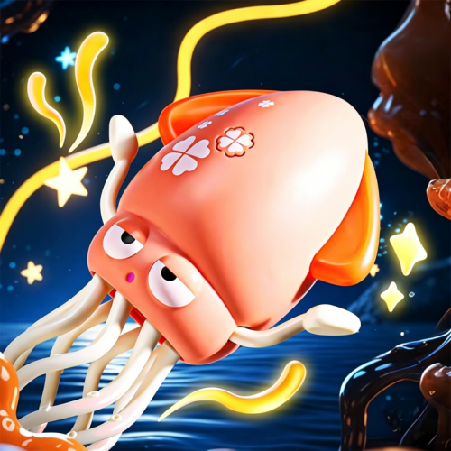 Afbeelding van Elektronische Dansende Octopus – Interactief en Educatief Speelgoed voor Peuters met Automatische Kruipfunctie en Cartoon Animatie