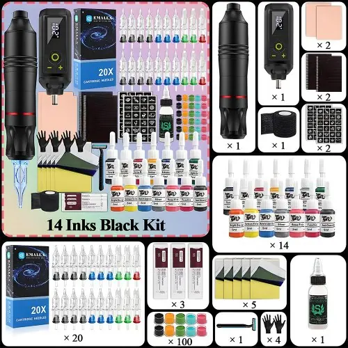 14 encres Kit Noir