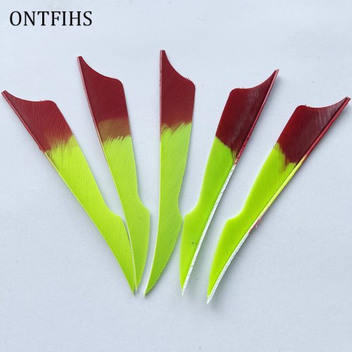Afbeelding van Natuurlijke Kalkoenveren Fletches - 50 Stuks voor DIY Boogschieten