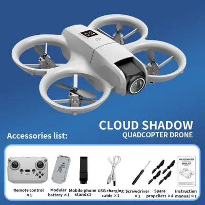Image de Mini Drone RC 4K FPV avec Caméra et Lumières Colorées