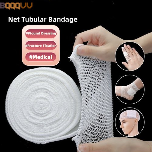 Image of Breathable Elastic Tubular Bandage for Wound Support and Joint Compression – Stretchy, Self-Adhesive Wrap for Wrist, Elbow, Knee, Ankle & More