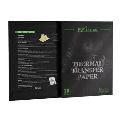 Image de Papier de transfert pour tatouage A4 - 20 ou 50 pièces