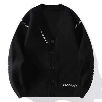 Image de Cardigan Harajuku Homme - Style Streetwear Décontracté