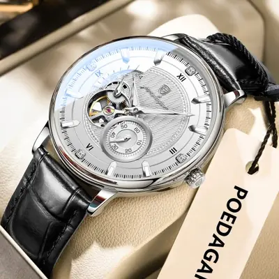 Image de Montre Homme Automatique Luxe - Étanche & Lumineuse