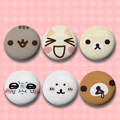 Image de Badges Kawaii Mignons - Broches Créatives pour Vêtements & Sacs