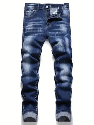 Image de Jean Slim Décontracté Homme - Denim Extensible & Style Streetwear