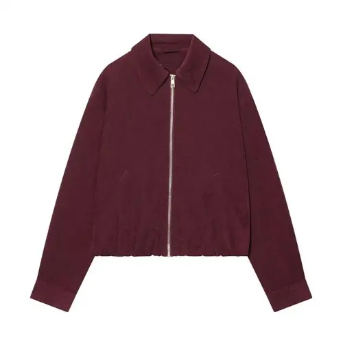 D manteau rouge bordeaux