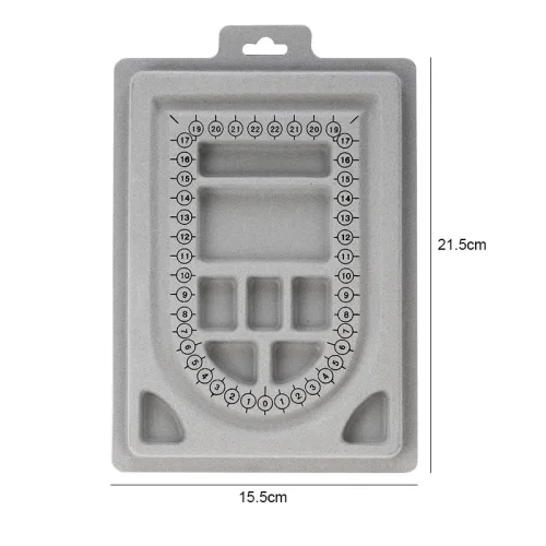 Immagine di 1 pz bordo di perline floccate braccialetto collana accessori di perline strumenti di misurazione gi...
