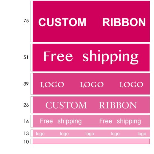 Afbeelding van Gepersonaliseerde Satijnen Linten met Bedrukt Logo – Elegante enkelzijdige polyester linten in 10, 50 of 100 yards voor bruiloften, verjaardagen en DIY cadeaus